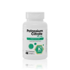 Potassium Citrate 99mg, 60 Softgels